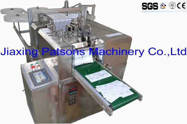 Fully auto alcohol prep pad packaging machine
